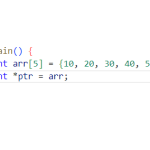 Pointers and Arrays in C++